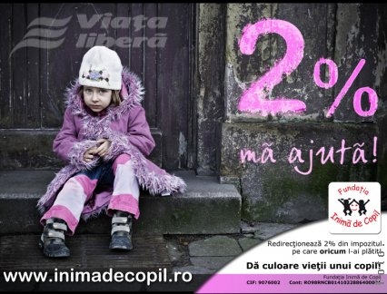 Doi la sută pentru „Inimă de Copil”