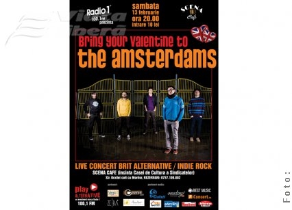 Sâmbătă, concert The Amsterdams