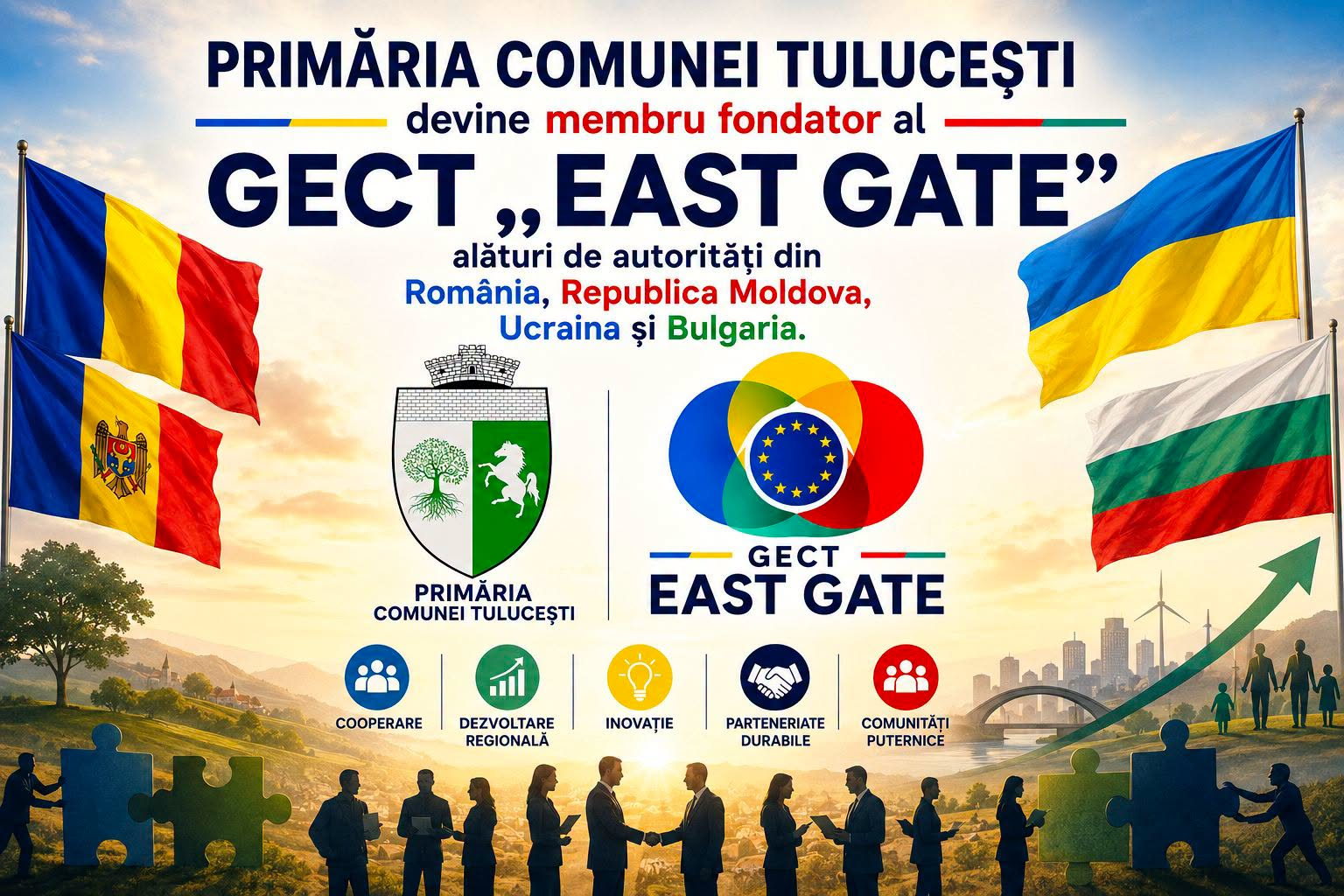 Tuluceștiul intră într-o rețea europeană de cooperare teritorială