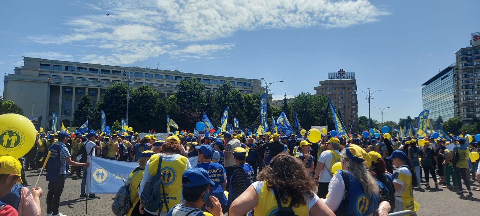 Angajații din sistemul sanitar anunță un nou protest în fața Guvernului