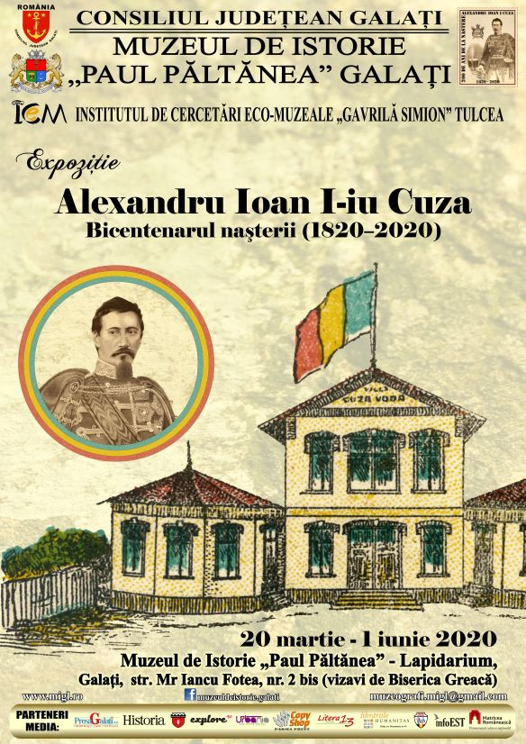 Expoziţie fără public dedicată lui Alexandru Ioan Cuza