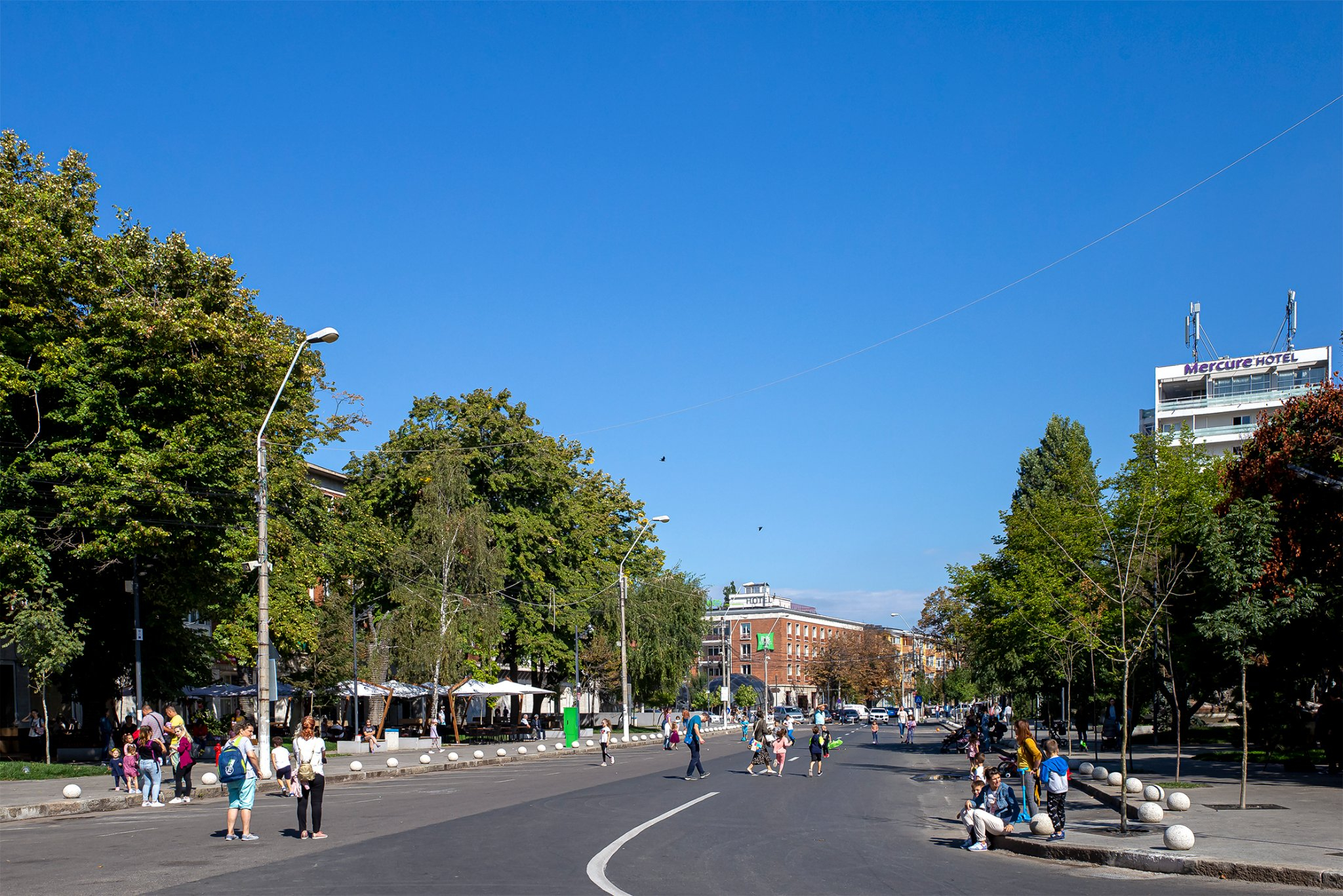 Strada Domnească devine pietonală pentru evenimente şi distracţie. Restricţii de trafic şi trasee deviate