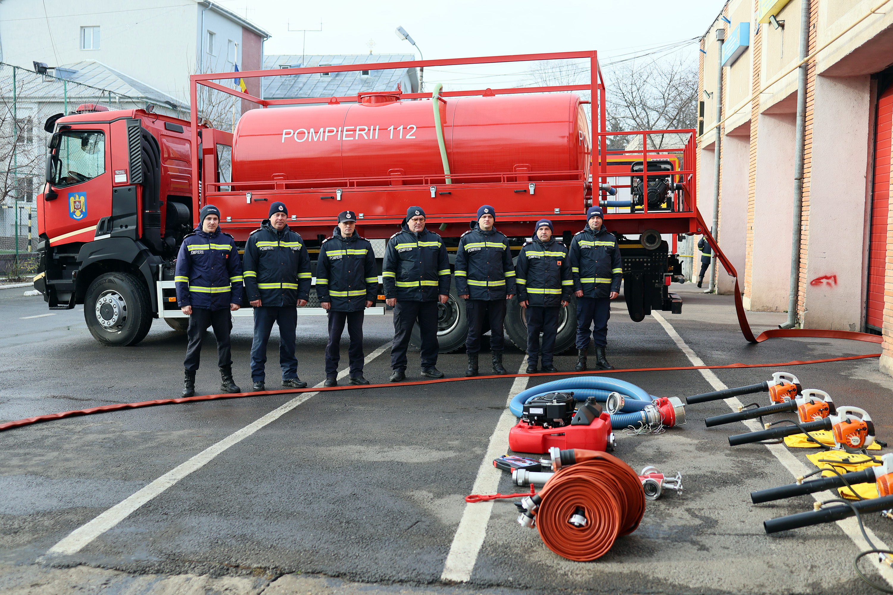 Cisternă de 10.000 de litri, în dotarea ISU Galați