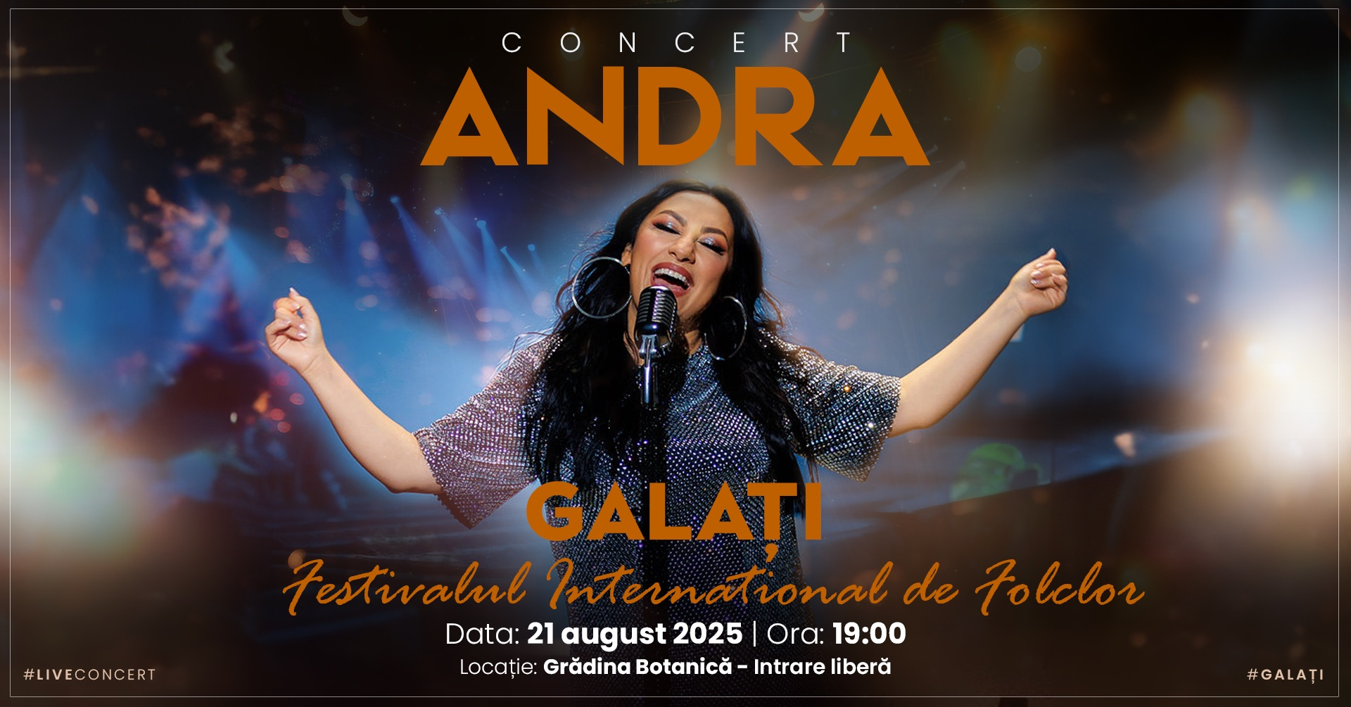 Andra şi Damian&Brothers, în concert la Galaţi