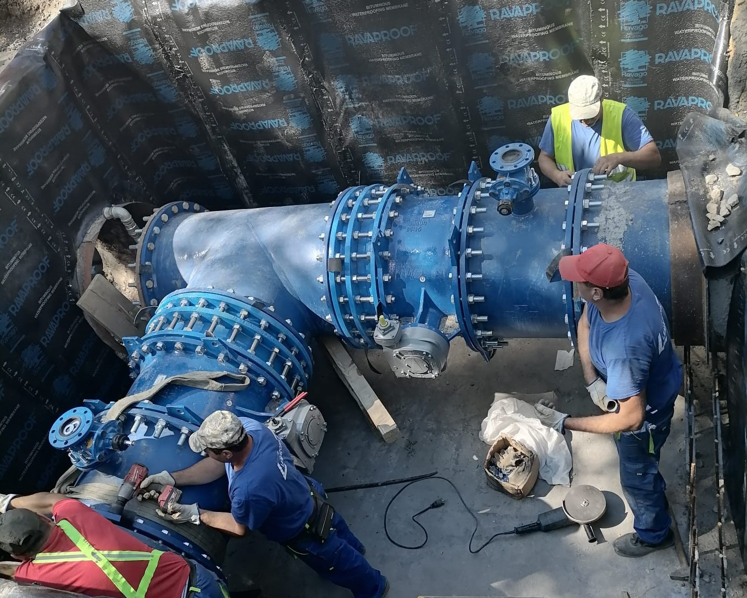 O nouă conductă magistrală de apă, în Galați