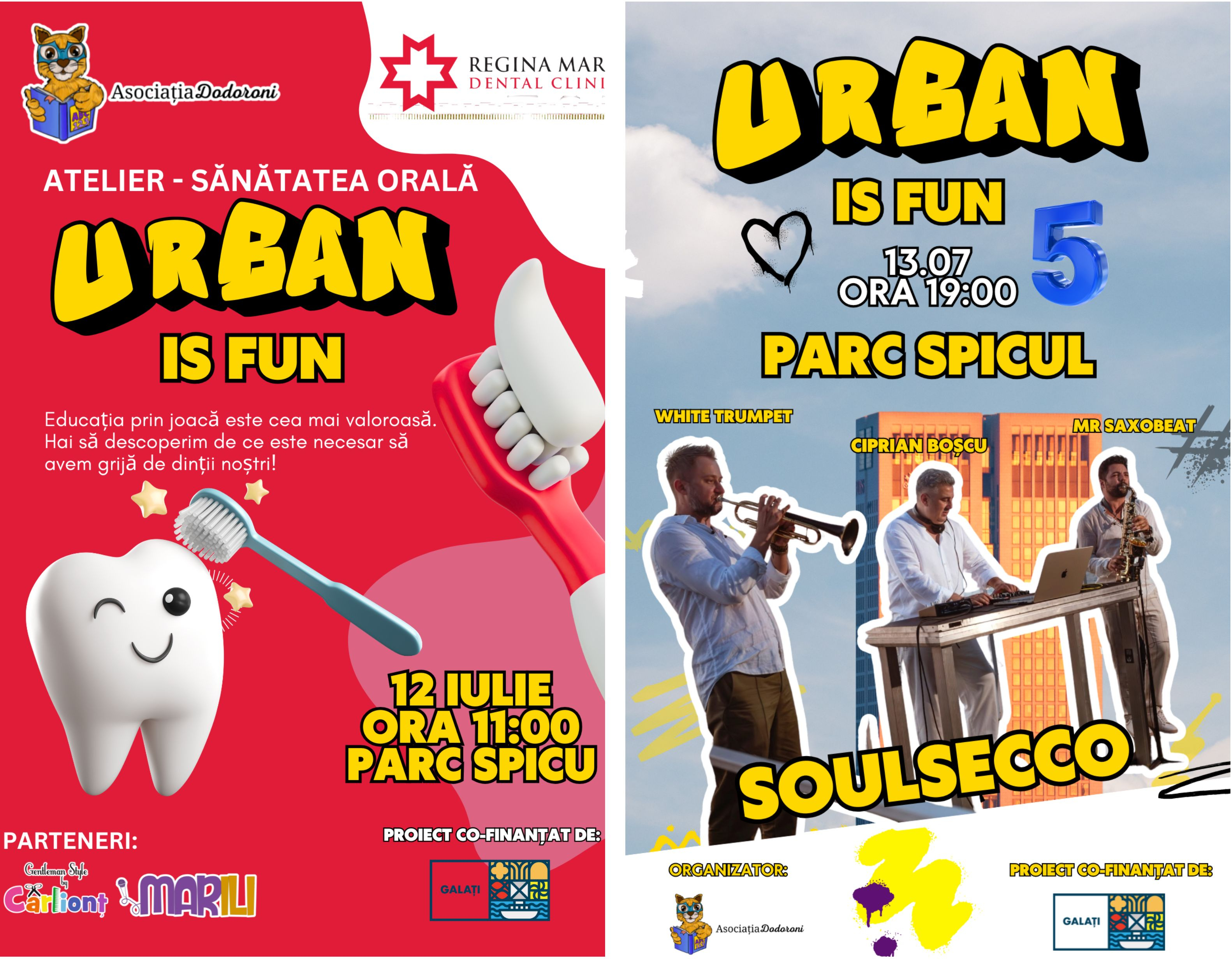 „Urban is fun”. Ce evenimente vor avea loc în weekend la Spicu