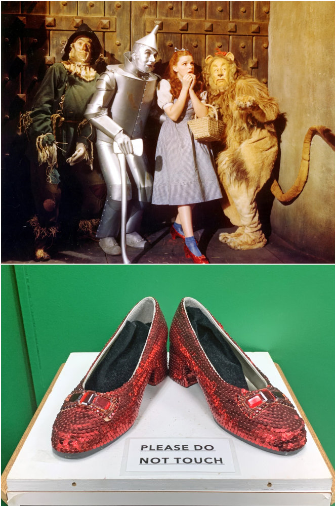 Pantofii de rubin purtați de Judy Garland, vânduți cu un preț incredibil