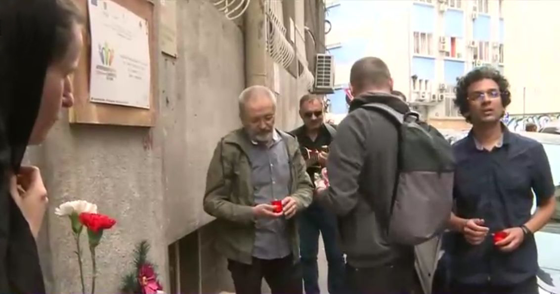 Protest cu lumânări la CNCD