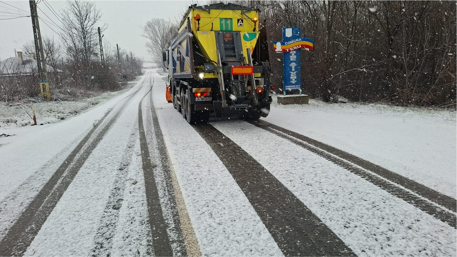 Unde şi cum se intervine pentru deszăpezire pe drumurile judeţene