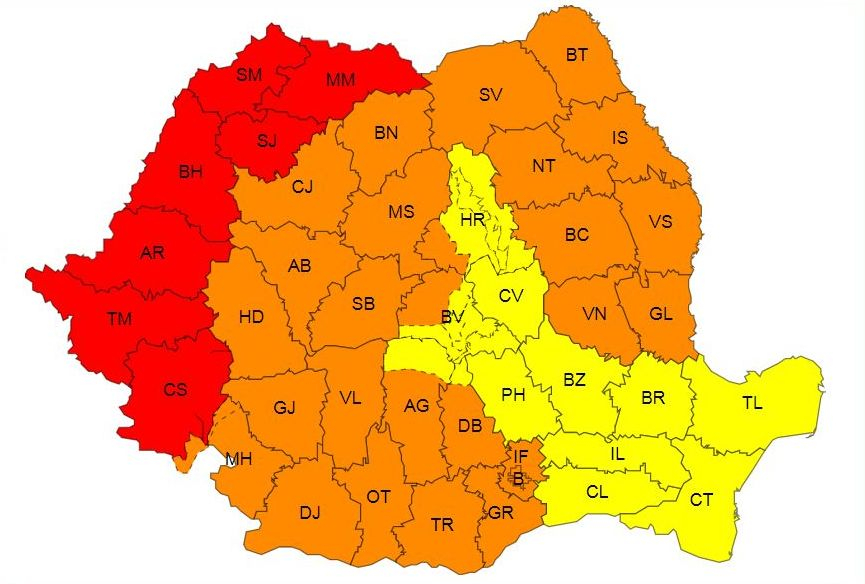 Valul de arşiţă se intensifică. Galaţiul intră sub Cod portocaliu