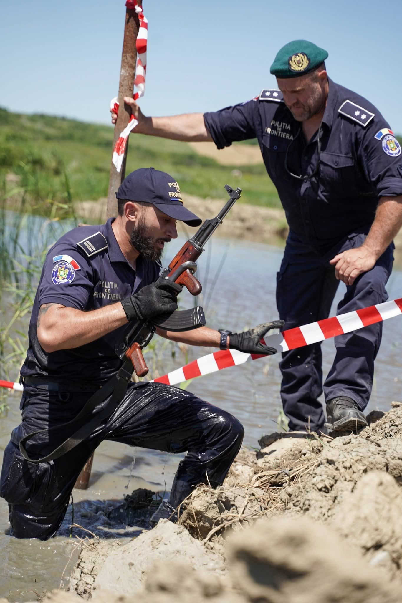 "Bereta verde" - test de anduranță al polițiștilor de frontieră