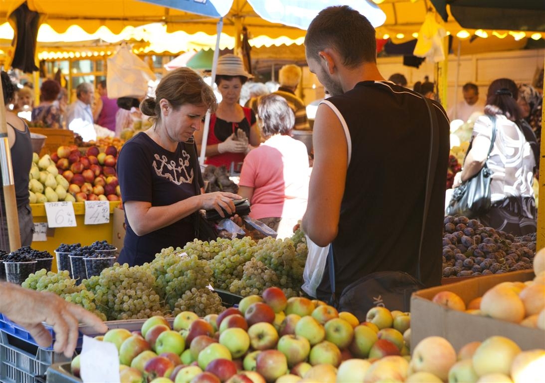 Preţurile de weekend, în Piaţa Centrală 