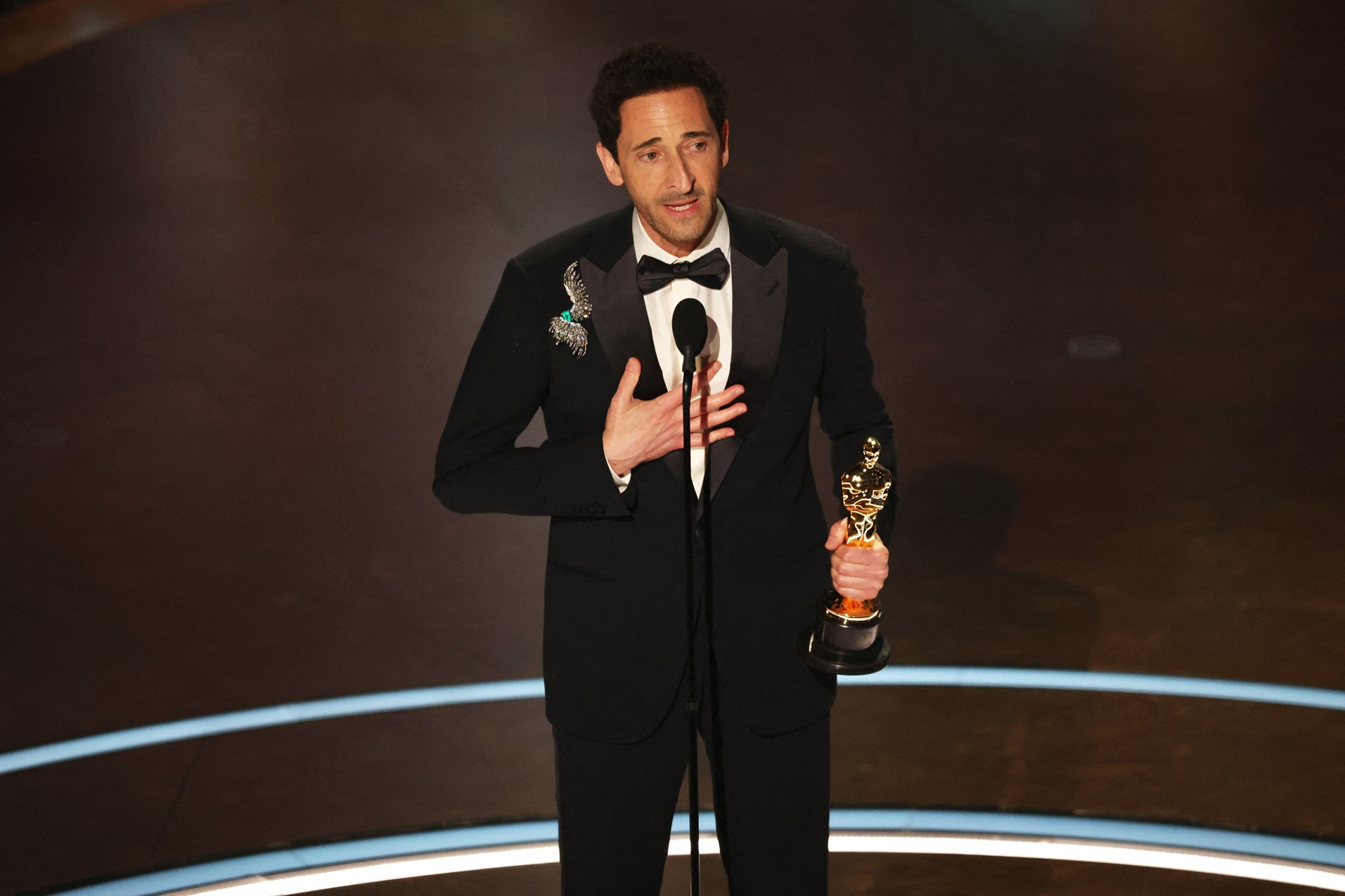 Adrien Brody, discurs-maraton la Oscaruri