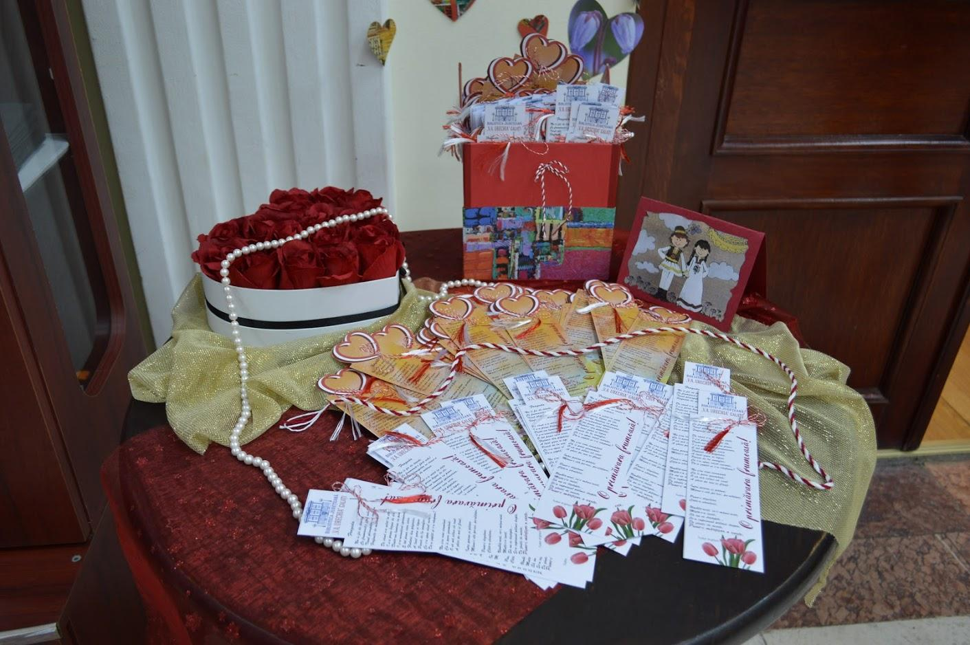 Mărțișoare pentru cititoarele Bibliotecii "V.A. Urechia"