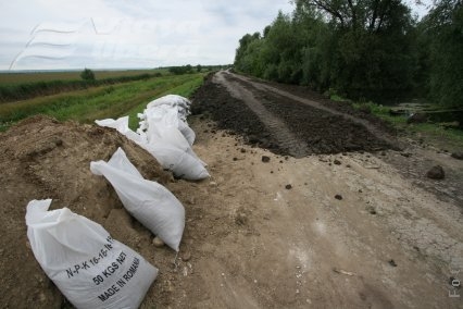 Digul de la Giurgiuleşti - 5 km de apărare contra Prutului
