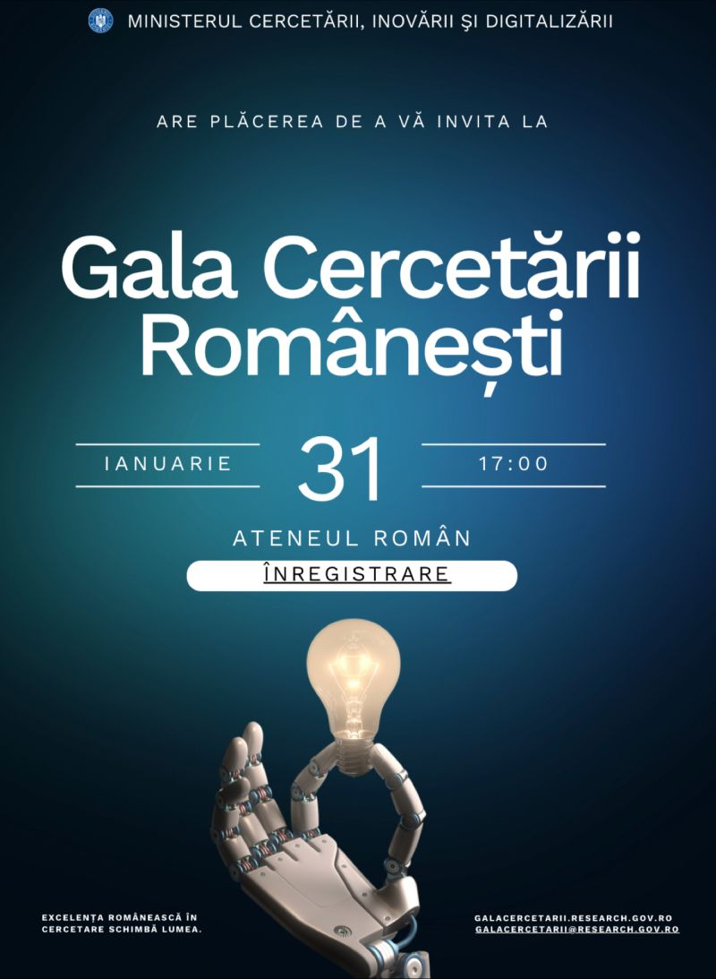 Cercetătorii cu experiență și tinerii, recompensați în premieră