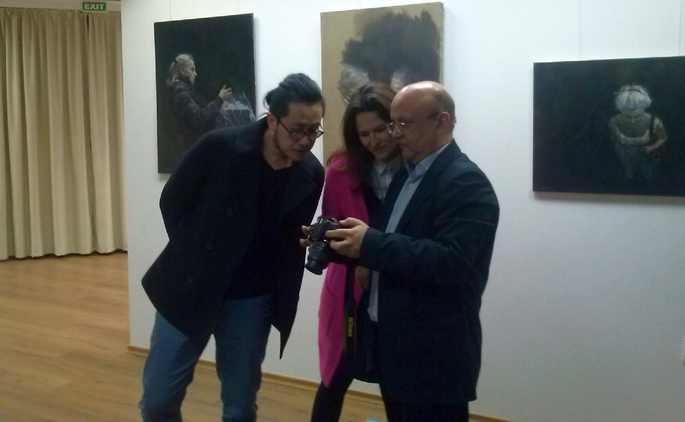 Un artist chinez, la Galaţi/ Muzeul de Artă – Vavilonul plasticienilor