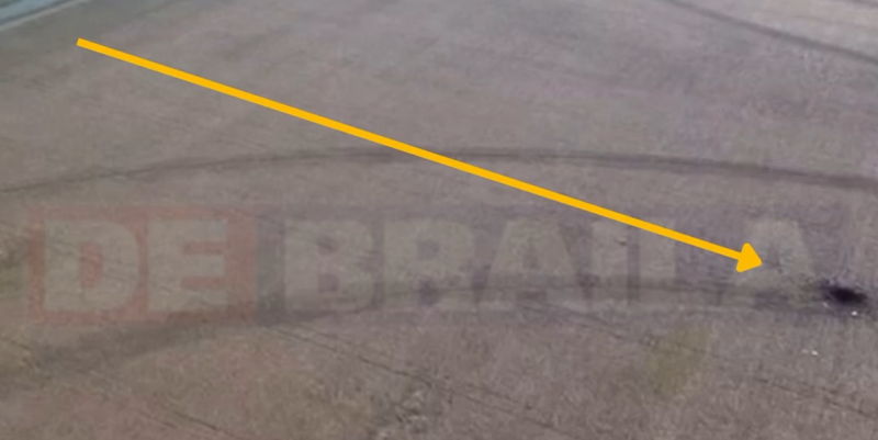 O dronă militară a căzut în Insula Mare, la 8 km de Brăila (VIDEO)