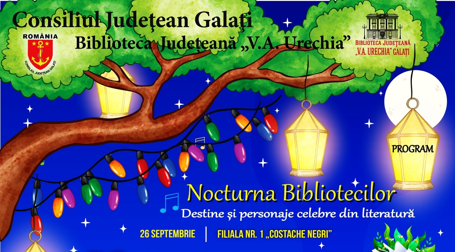 Activități literare pentru copii și adolescenți, la „Nocturna Bibliotecilor 2025”