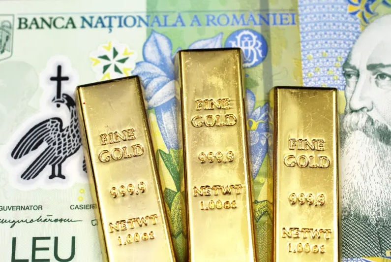 Gramul de aur a pierdut 34 de lei în trei zile