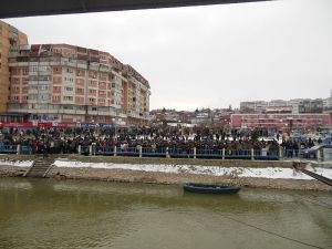 TULCEA: Slujba de Bobotează, pe faleza municipiului