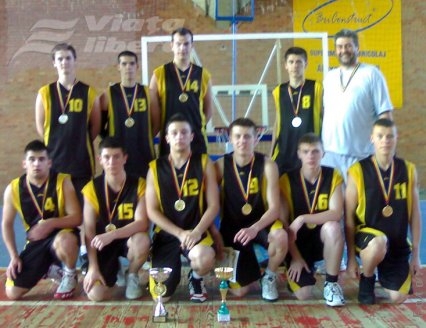 Echipa Liceului Sportiv – campioană naţională la baschet