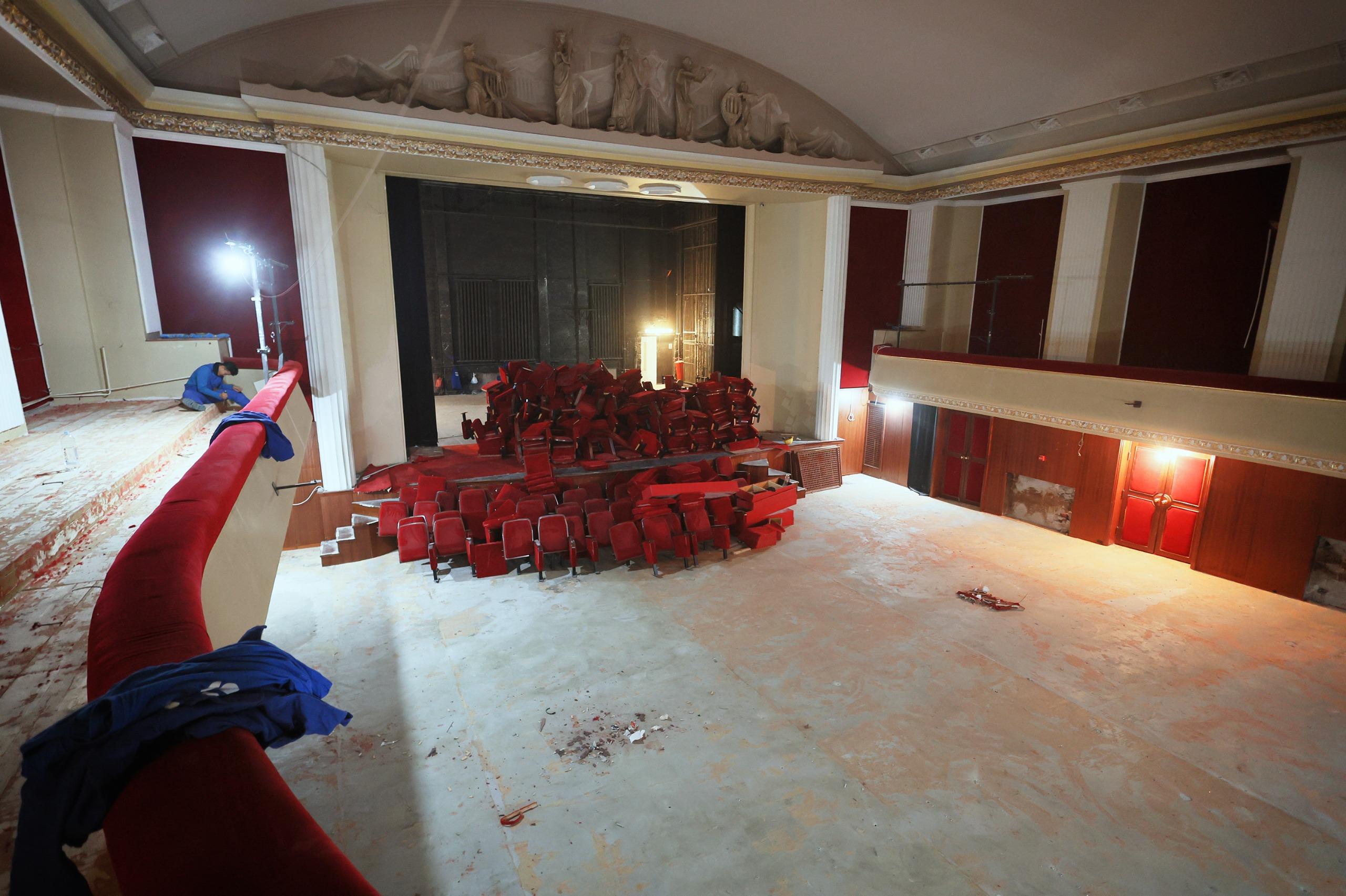 Clădirea Teatrului Dramatic a intrat în renovare