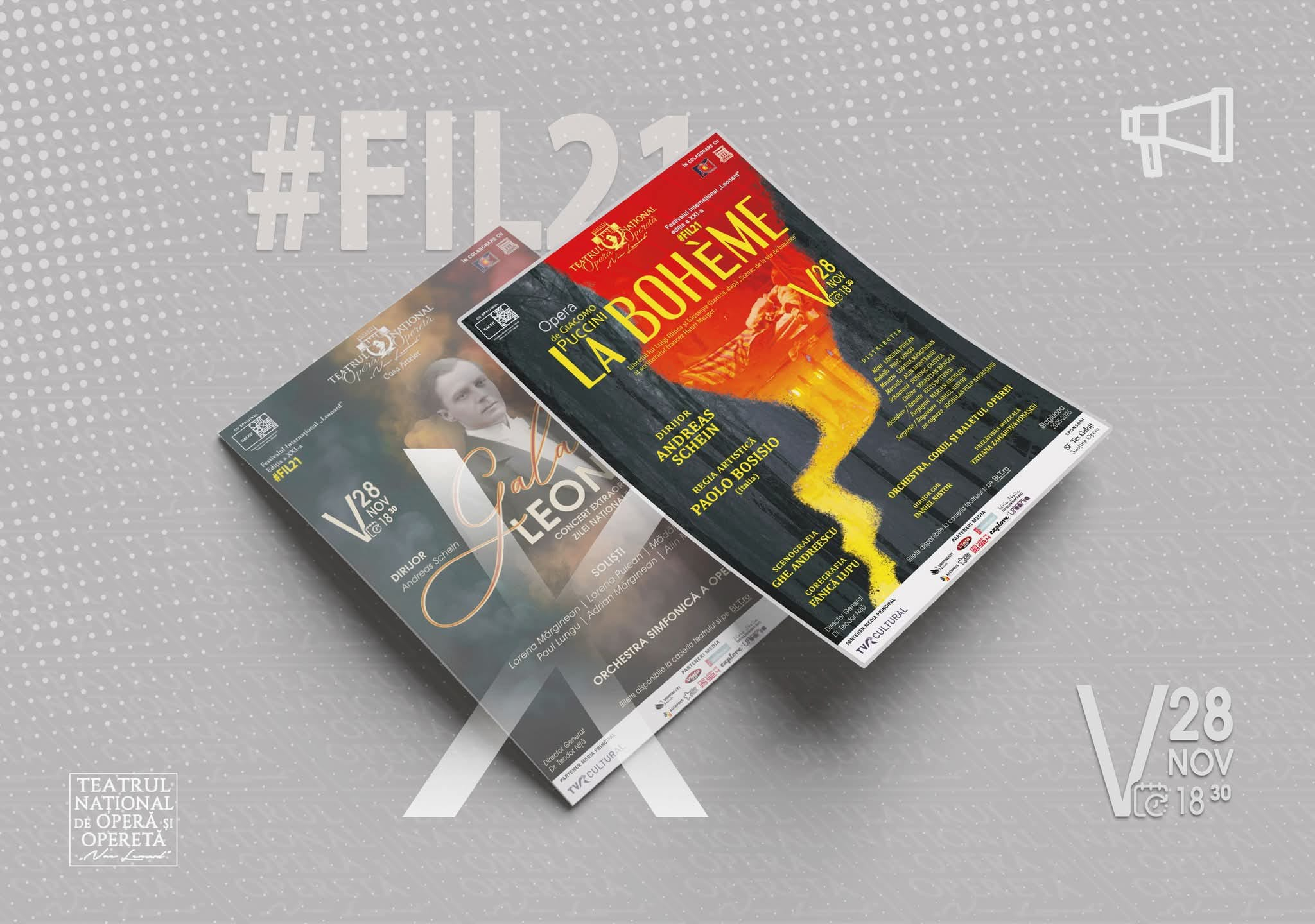 Spectacol cu opera „Boema”, în locul Galei „Leonard”