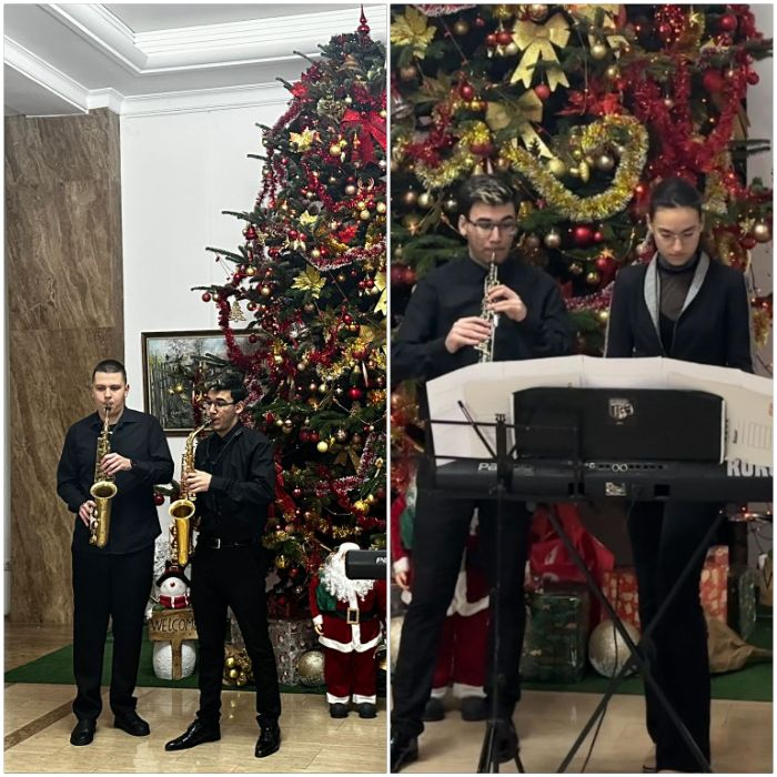 Tineri muzicieni vestesc Crăciunul (VIDEO)