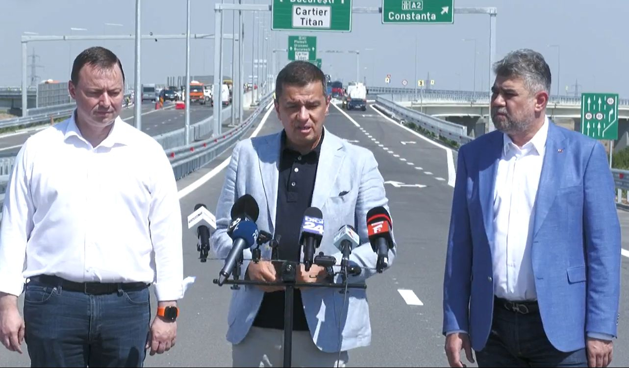 Ciolacu și Grindeanu au inaugurat 10 km din Autostrada A0