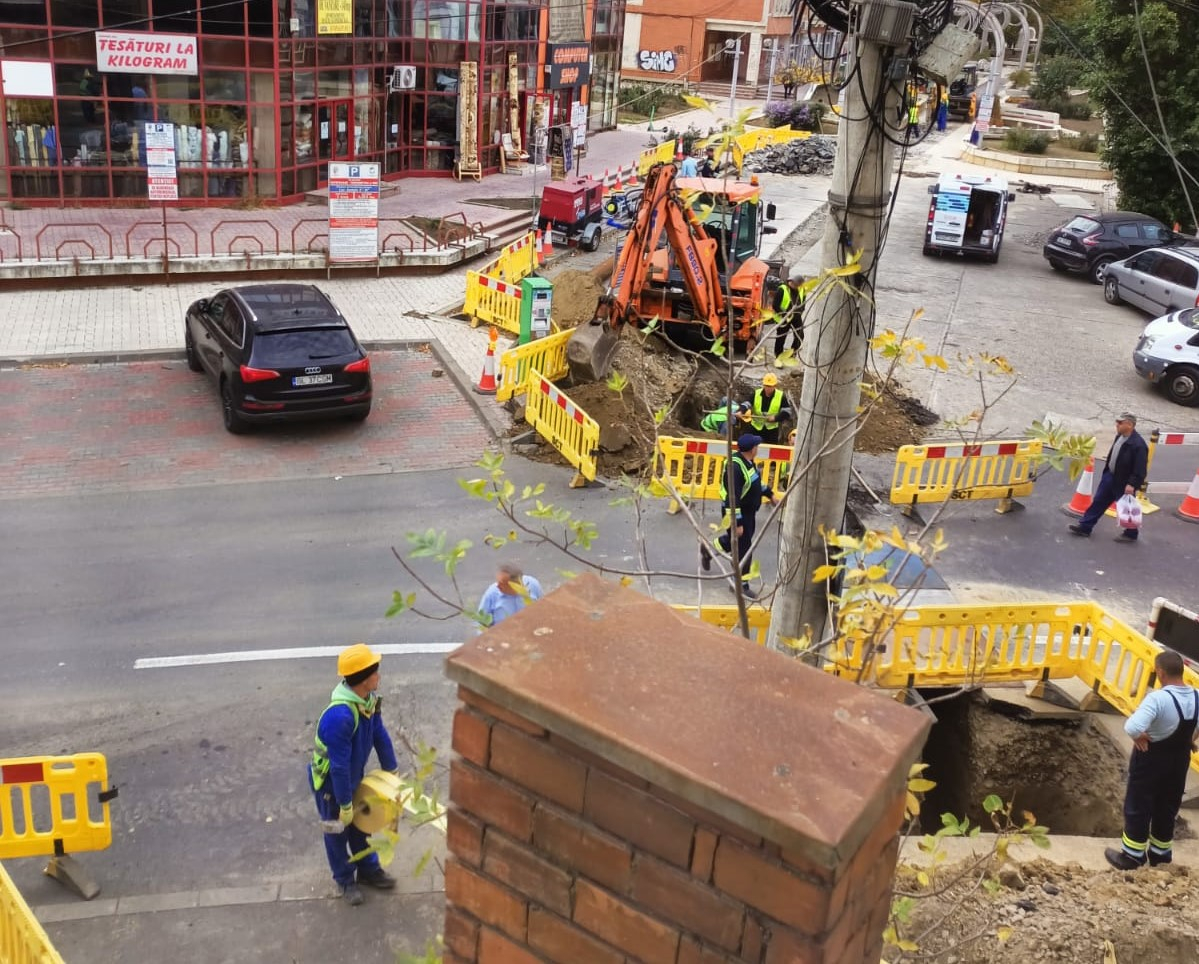 Modernizare a rețelei de gaze, în centrul orașului