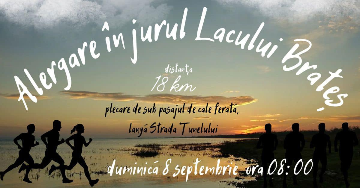 Alergare în jurul lacului Brateş