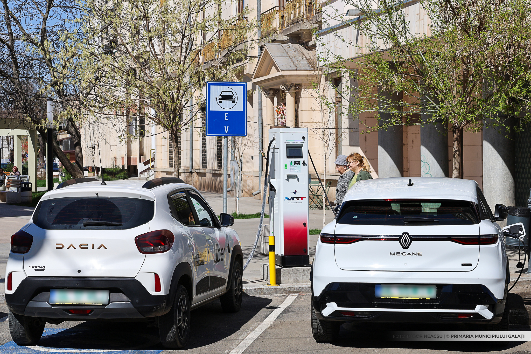 Stații noi pentru încărcarea mașinilor electrice, la Galați