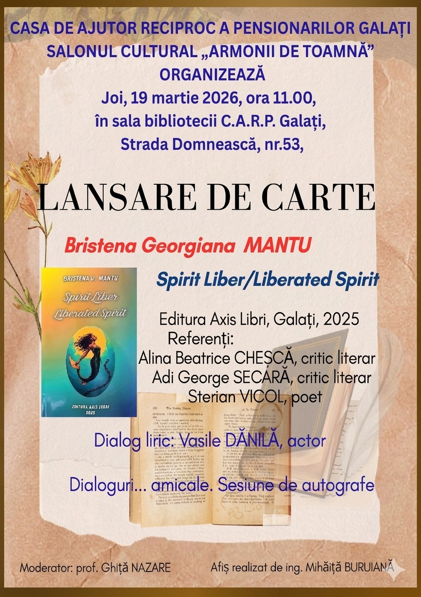 Cartea unei braşovence, lansată la Galaţi în prezenţa autoarei