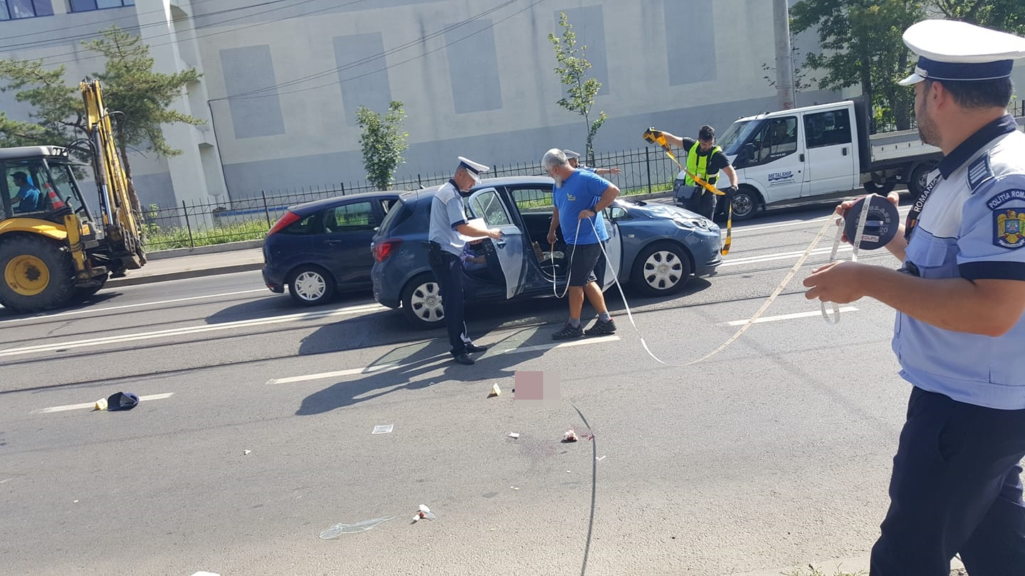 Adolescent accidentat grav pe trecerea de pietoni