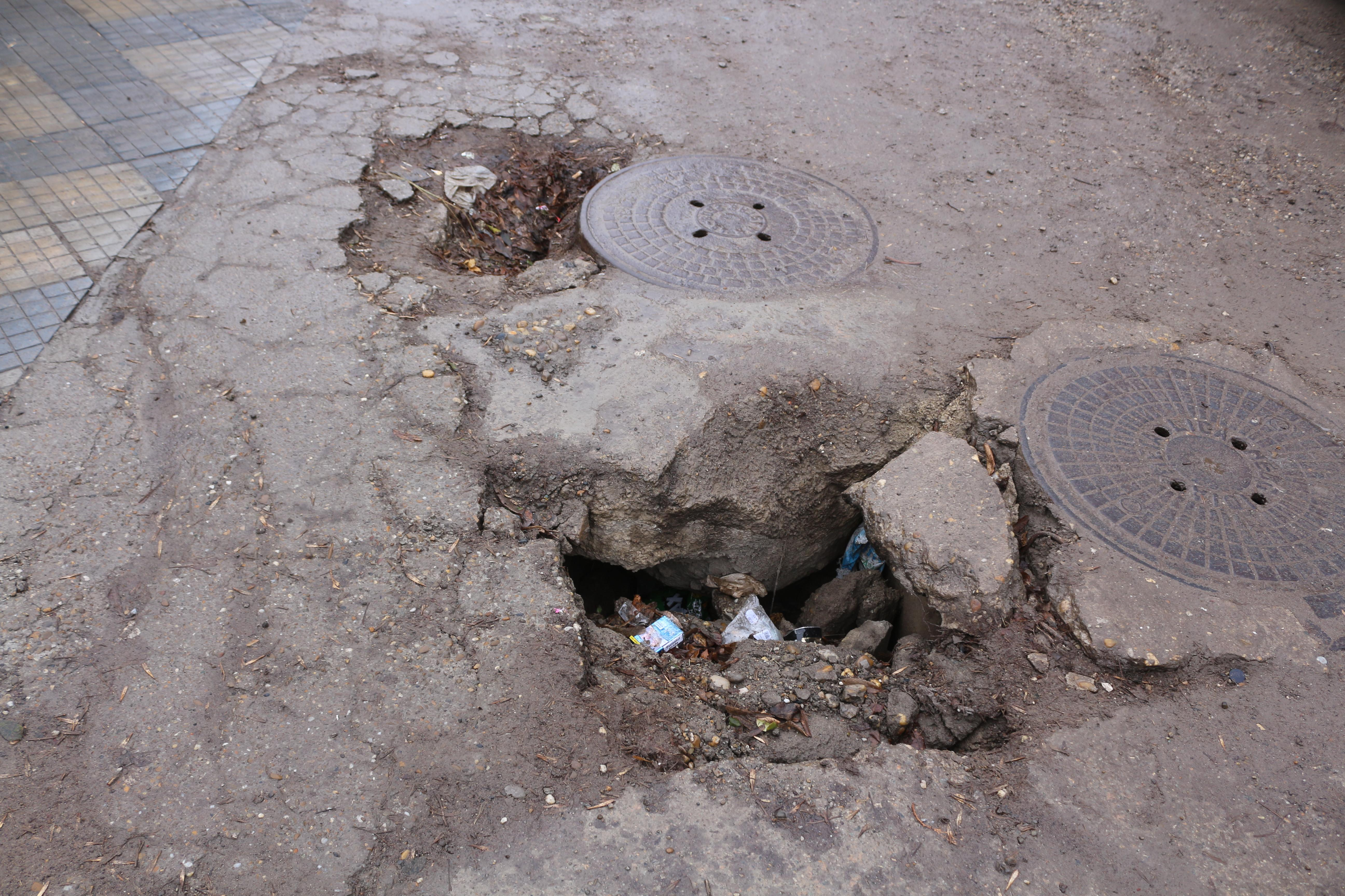 Primăvara produce gropi noi