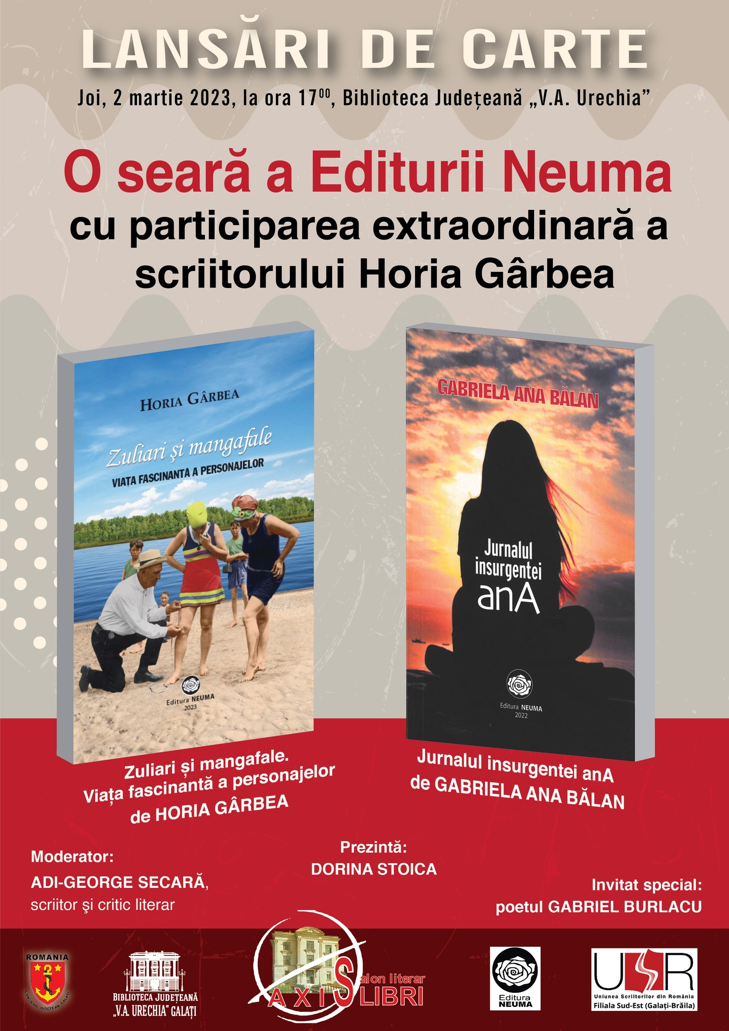 Începe sezonul de primăvară la Salonul literar „Axis libri”