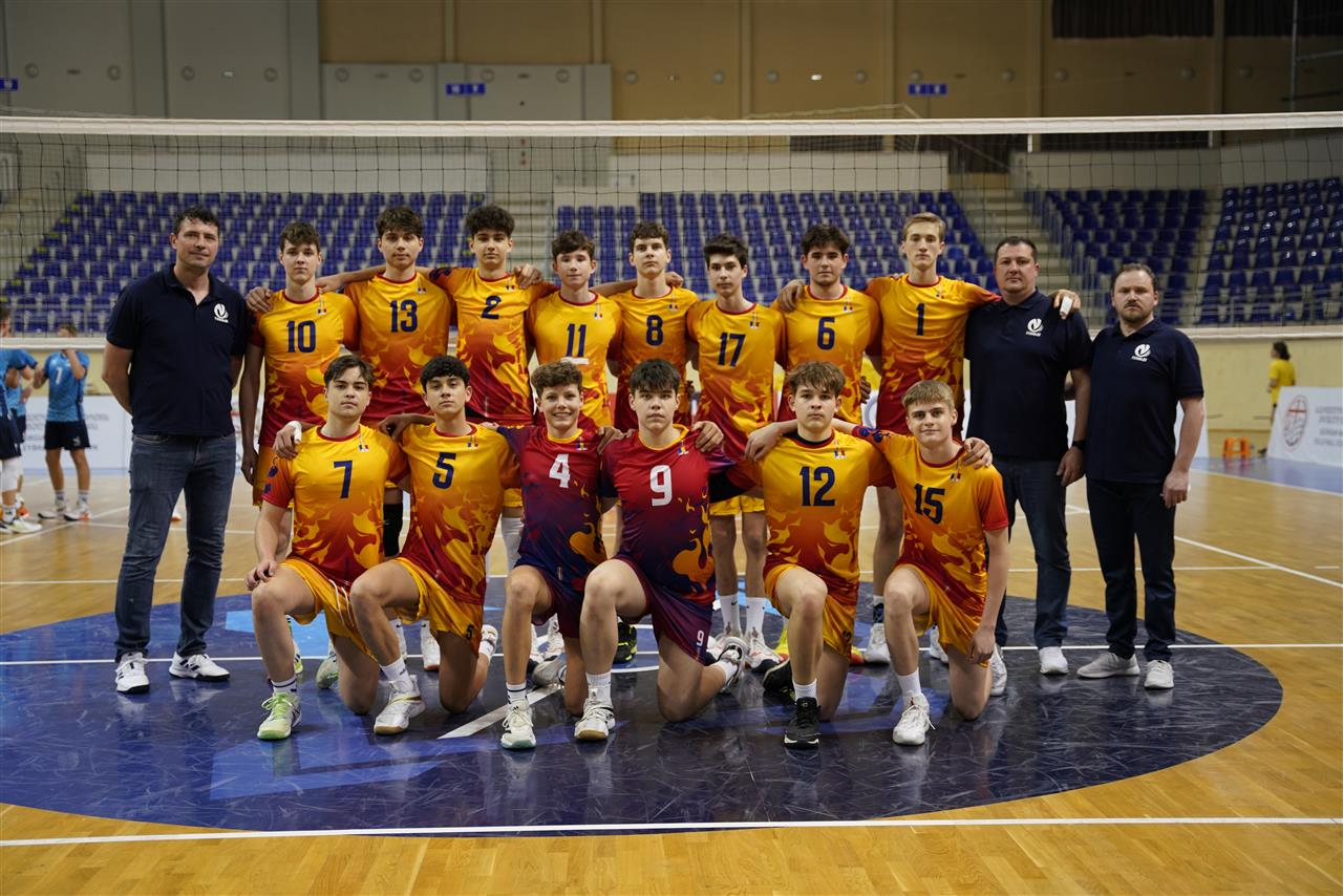 Voleibaliştii tricolori U16, în Armenia. Din sportul gălăţean: