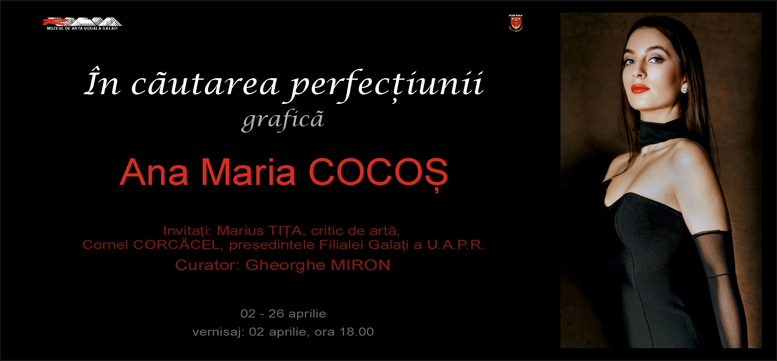 Artista Ana-Maria Cocoş vă aşteaptă la Muzeul de Artă Vizuală