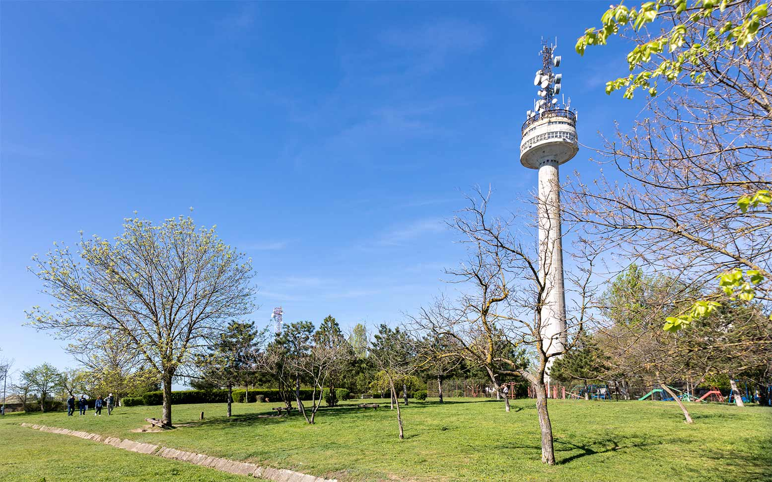 Parcul de la Turnul TV, un an în șantier, pentru modernizare