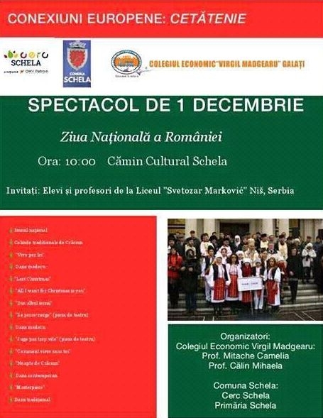 Spectacol cu musafiri din Serbia la Schela