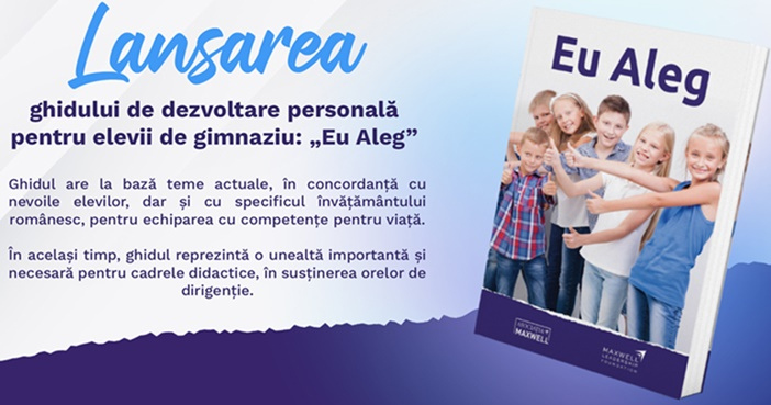 Ghid de dezvoltare personală pentru elevii gălăţeni