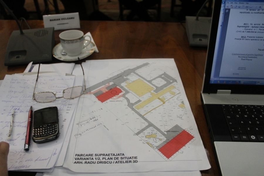 Când începe construcţia PARCĂRII SUPRAETAJATE de la Judeţean