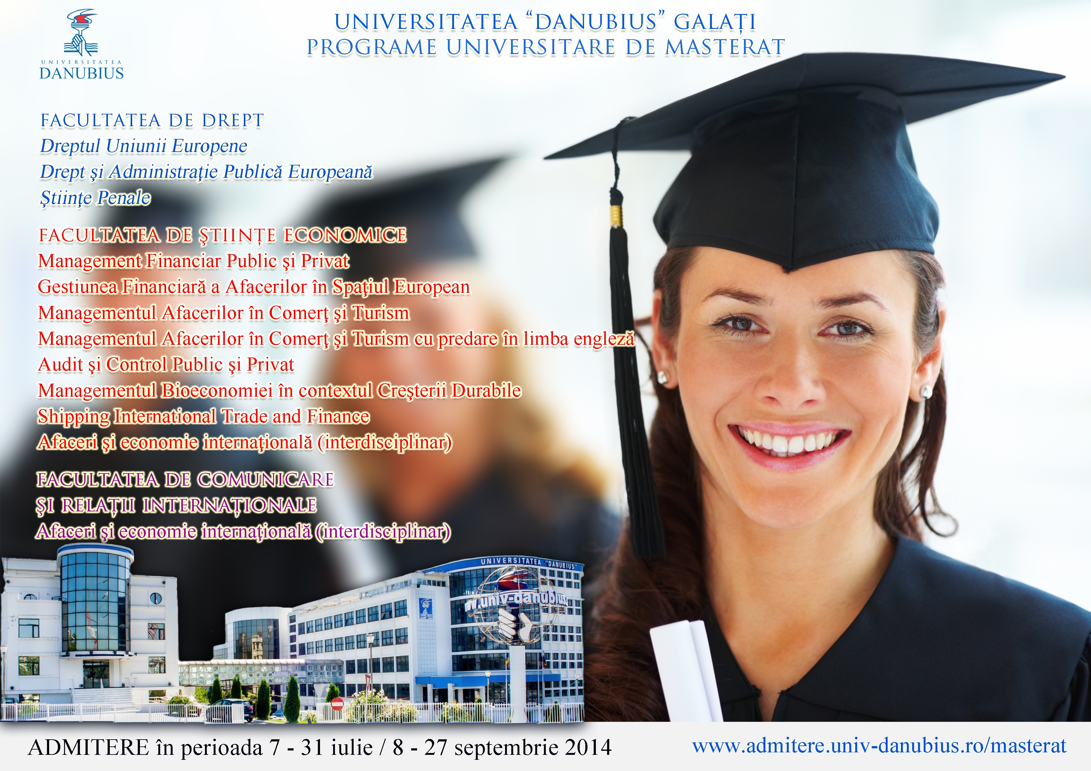 MASTERATUL, ESENŢIAL PENTRU ASCENSIUNEA PROFESIONALĂ. SINGURA CALE DE ACCES LA STUDIILE DOCTORALE