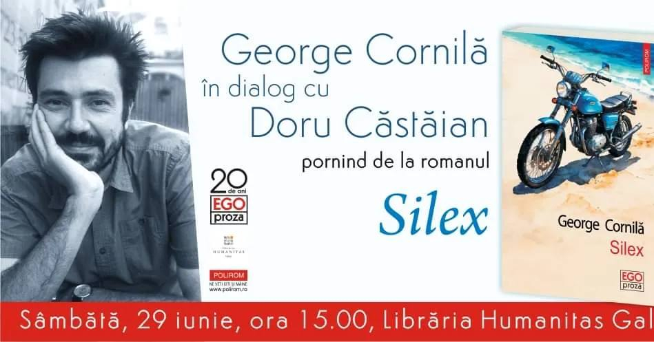 Scriitorul George Cornilă, în dialog cu prof. Doru Căstăian