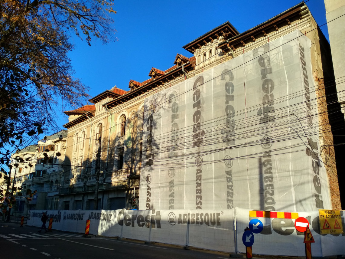 Au reînceput lucrările la Palatul „Gheorghiu”, după finalizarea expertizei privind fundaţia