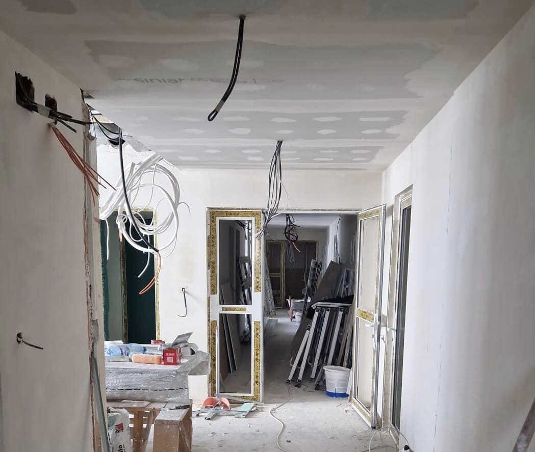 Vechiul ambulatoriu al Județeanului, în plin proces de modernizare