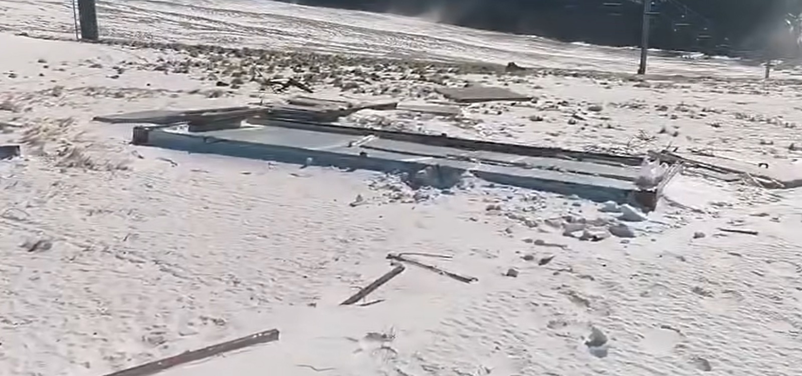 Cabinet medical al Salvamont, spulberat de viscol