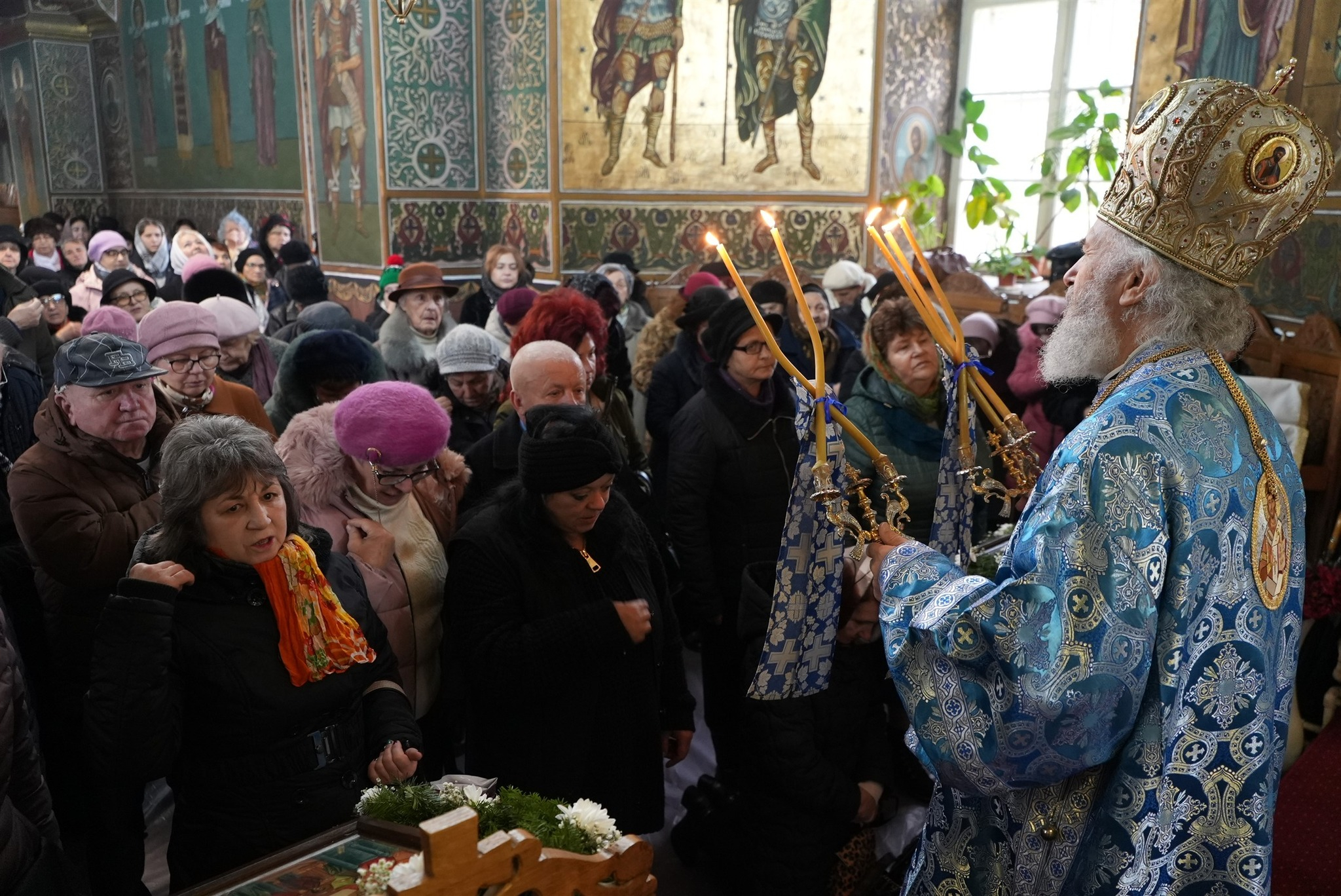 Zi de hram la istorica Biserică „Vovidenia” din centrul Galațiului (foto)