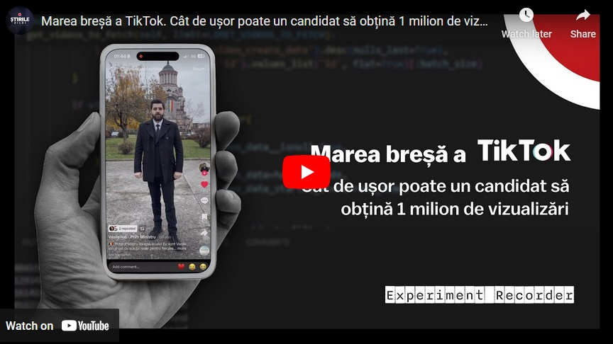 Un candidat fictiv care promite 2 kg de aur fiecărui român a făcut un milion de vizualizări pe TikTok în două ore